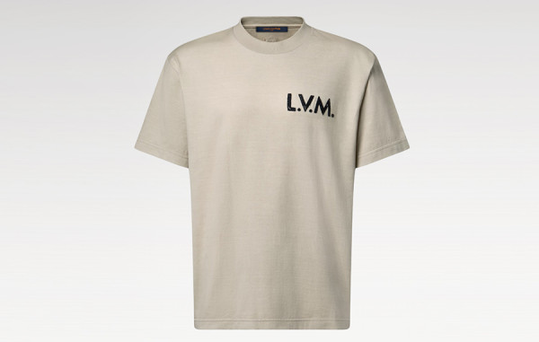 루이B통 LVM 엠브로이드 반팔 티셔츠 (PREMIUM)