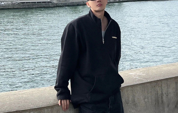 남녀공용 크롬HA츠 할리우드 홀스슈 플로랄 헤비웨이트 반집업 (HIGH QUALITY)