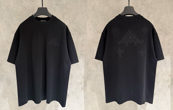 크롬HA츠 트리플 크라운 심볼 반팔 티셔츠 (PREMIUM)