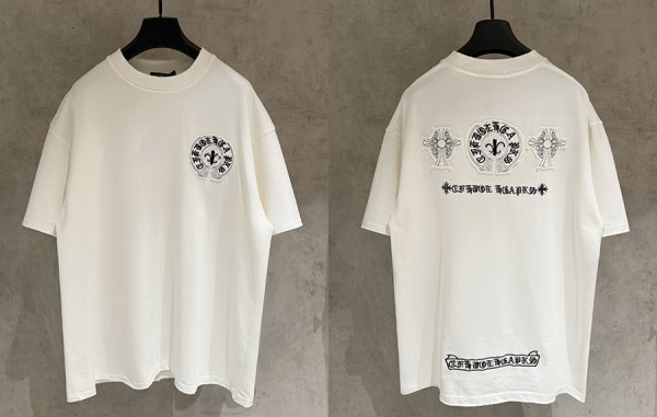 크롬HA츠 세메터리 홀스슈 크로스 반팔 티셔츠 (PREMIUM)