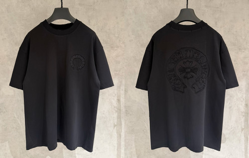 크롬HA츠 아플리케 홀스슈 톤온톤 반팔 티셔츠 (PREMIUM)